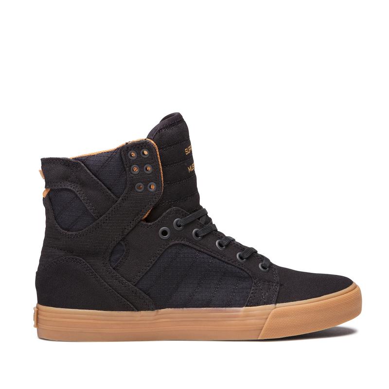 Zapatillas Altas Supra Argentina Hombre - SKYTOP Negras (ZJDFC-5321)